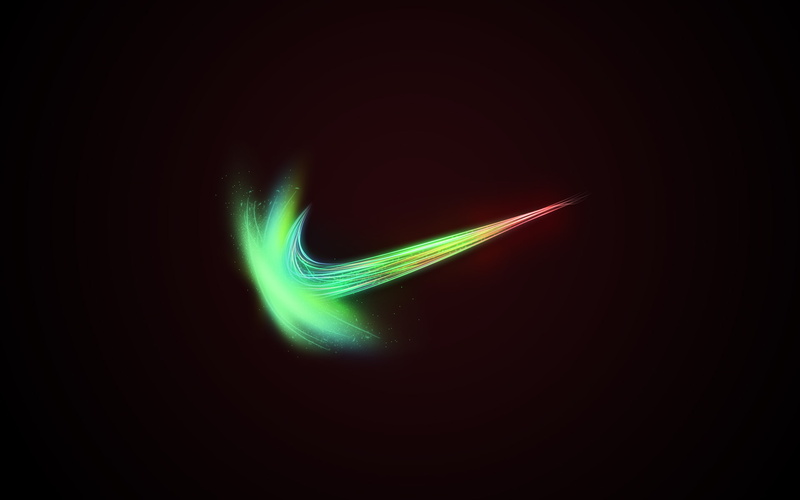 famous sports brand, sports, background, sparks, brand, dark background, famous, nike, 1080P, colorful, logos, dark