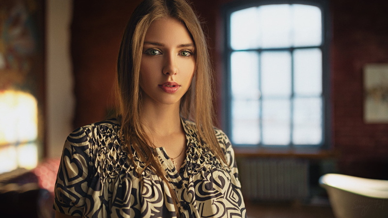 young adult, beauty, beautiful people, fashion, headshot, hair, Valeriya Usacheva, one person, Sergey Fat, beautiful woman, luxury, females, hairstyle