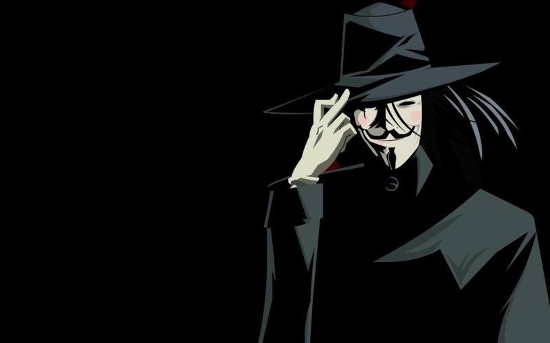 V for Vendetta, 1080P, Guy Fawkes mask, hat, mask