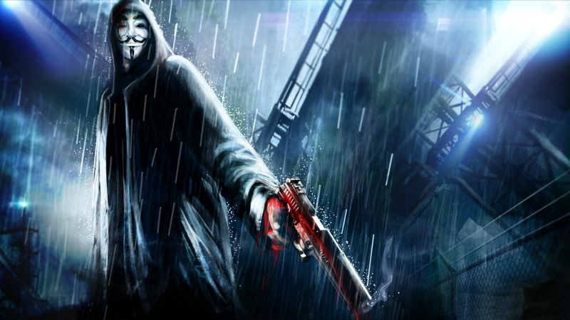 V For Vendetta, performance, equipment, night, occupation, adult, hair, women, color Image, built structure, hairstyle, hood - clothing, event, music, dark