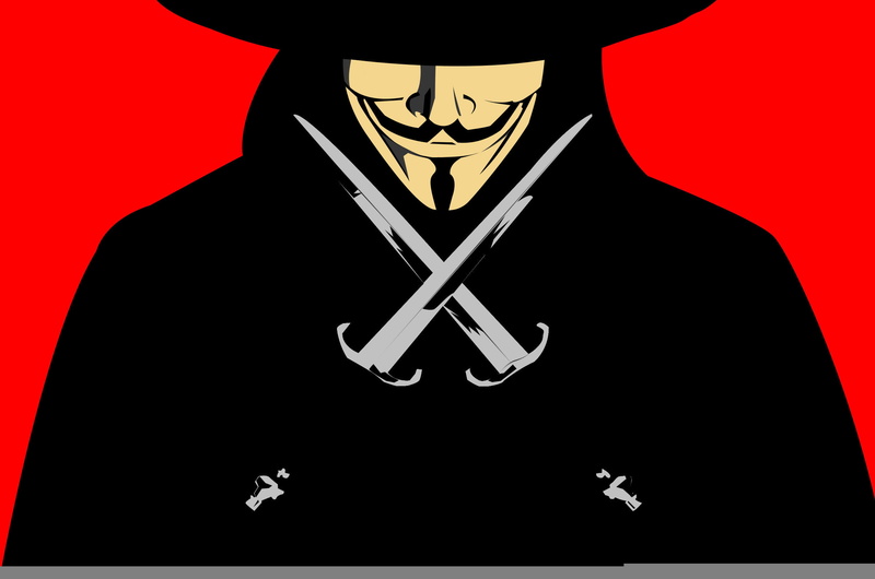 vector, jewelry, v for vendetta, Guy Fawkes, people, in vendetta, daggers, cap, anonymous, one Person, men, real people, human skeleton, human Face, skeleton