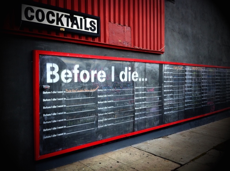 number, transportation, communication, sign, western script, bucket list, outdoors, chalkboard, 1080P, wall, printed, blackboard, write, red, bar, building exterior