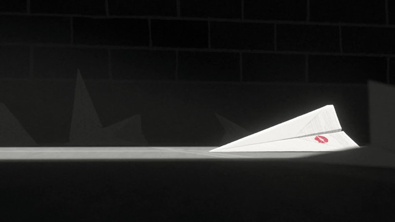 dark, paper, art and craft, night, folded, white color, 1080P, mail, studio shot, craft, shadow, close-up, indoors, no people, wall - building feature