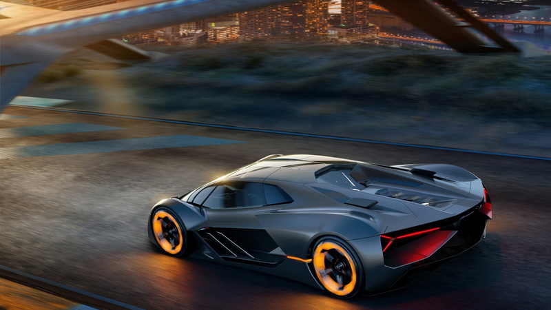 Lamborghini Terzo Millennio, 4k, 4K, supercar