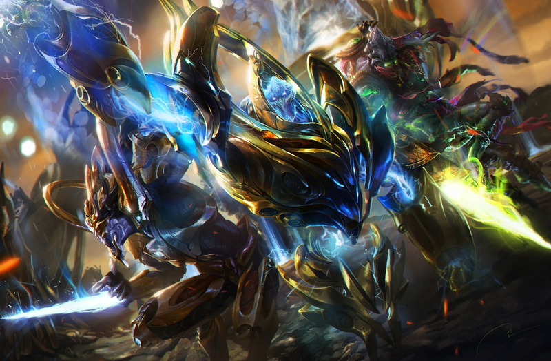 1080P, Starcraft, Zeratul (StarCraft), Protoss (StarCraft), Starcraft II