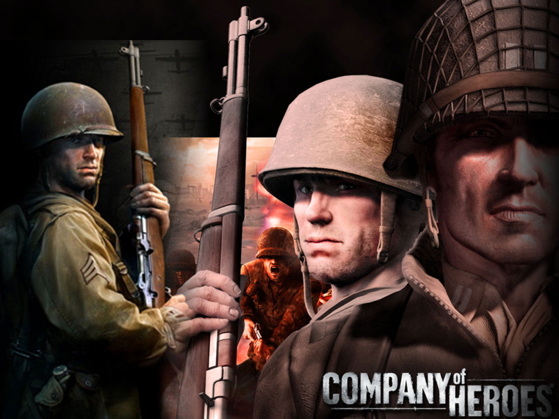 heroes, group of people, violence, game, soldiers, digital, armed forces, army soldier, gun, adult, Company of Heroes, security, conflict, soldier