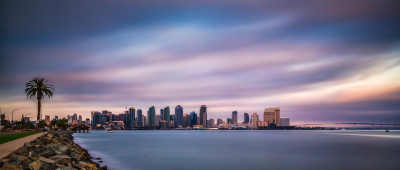 concrete, Architecture, San Diego Bay, water, Harbor Island, Tower, Cityscape, body of water, building, 5K, daytime, City, ND Filter, San Diego, Minute
