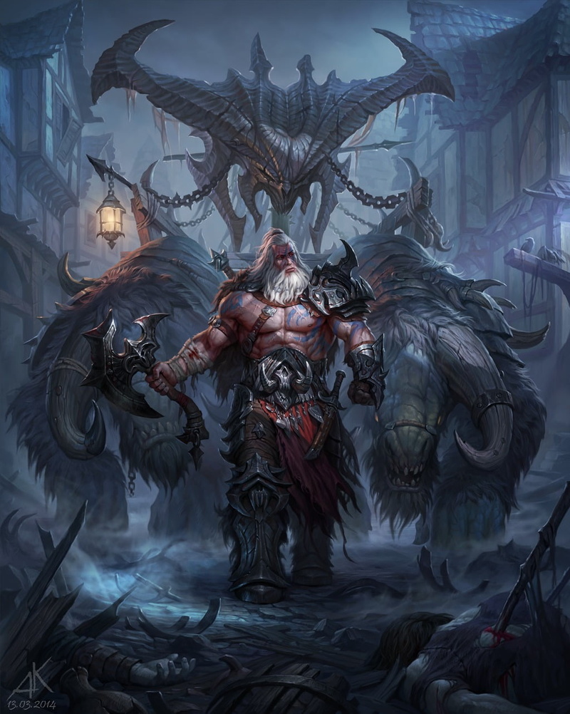 axe, artwork, spirituality, belief, human representation, craft, no people, celebration, costume, indoors, Diablo III, video games, creativity, arts culture and entertainment