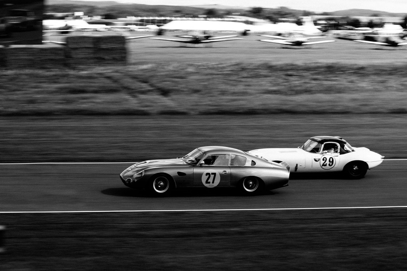 motion, outdoors, motor vehicle, black, vintage, grey, professional sport, day, car, gray, sports track, 4K, competitive sport, black and white, cars
