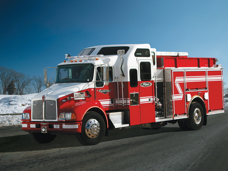 kenworth, firetruck, 1999, 1080P, contender, pierce