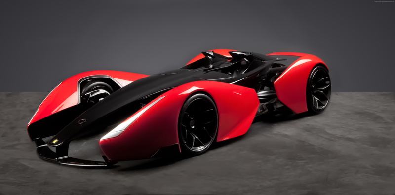 4K, supercar, Ferrari World Design Contest 2016, FWDC, Ferrari F247, red
