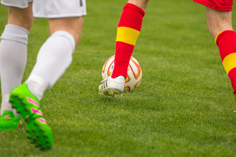 football match, players, kicker, dress, athlete, duel, football player, sock, soccer, fussball dress, adidas, sports ground, limb, sport, football boots