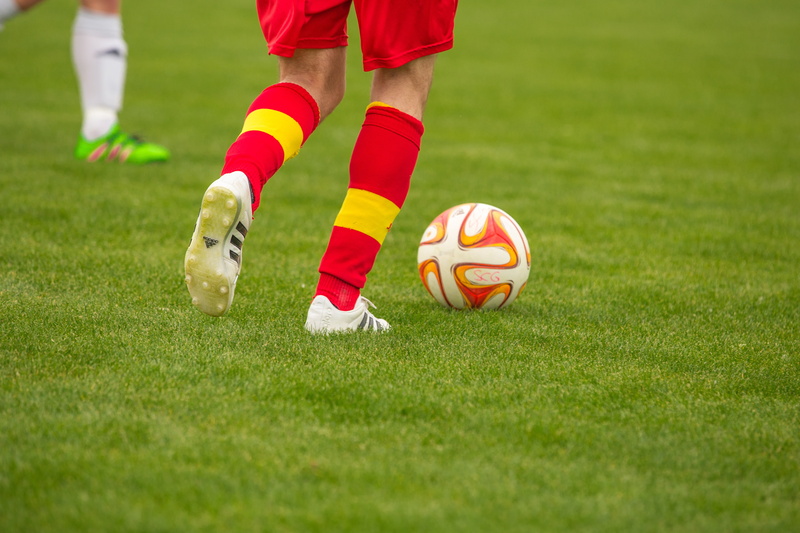 soccer field, ball sports, ball game, kicker, nike, play, human limb, opponents, grass, football pitch, shin saver, soccer, sports equipment, dress, competitive Sport