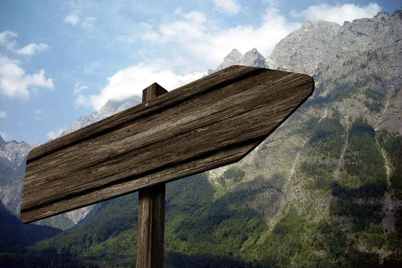 wood - Material, land, european Alps, alpine, berchtesgaden alps, street, brown, street sign, 1080P, sky, signposts, direction, landscape, next, scenics - nature
