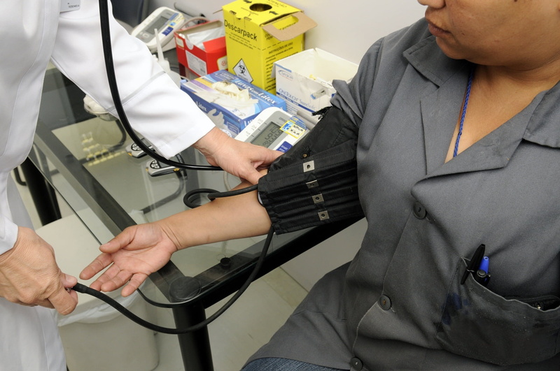 sphygmomanometer, government, midsection, patient, 1080P, holding, people, equipment, business, occupation, human body part, control, lab coat, finance