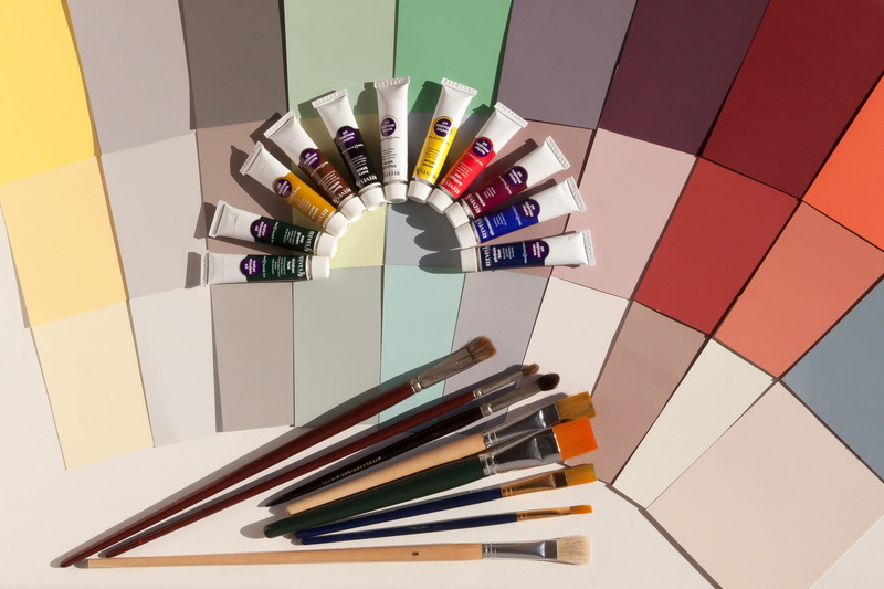 Design, large group of objects, decision, wall gestalter, technology, creativity, art and craft, 4K, Brush, interior designer, communication, tubes, paint