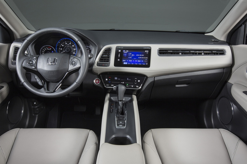 Honda HR-V, 4K, ecosafe, review, crossover, 2015 cars, test drive, Vezel, interior, SUV, hybrid