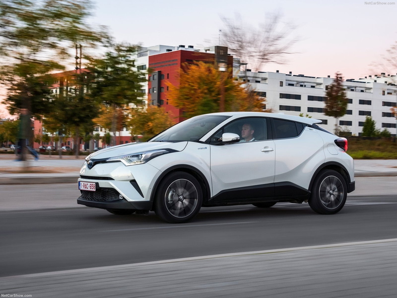 suv, c-hr, cars, white, toyota, 720P