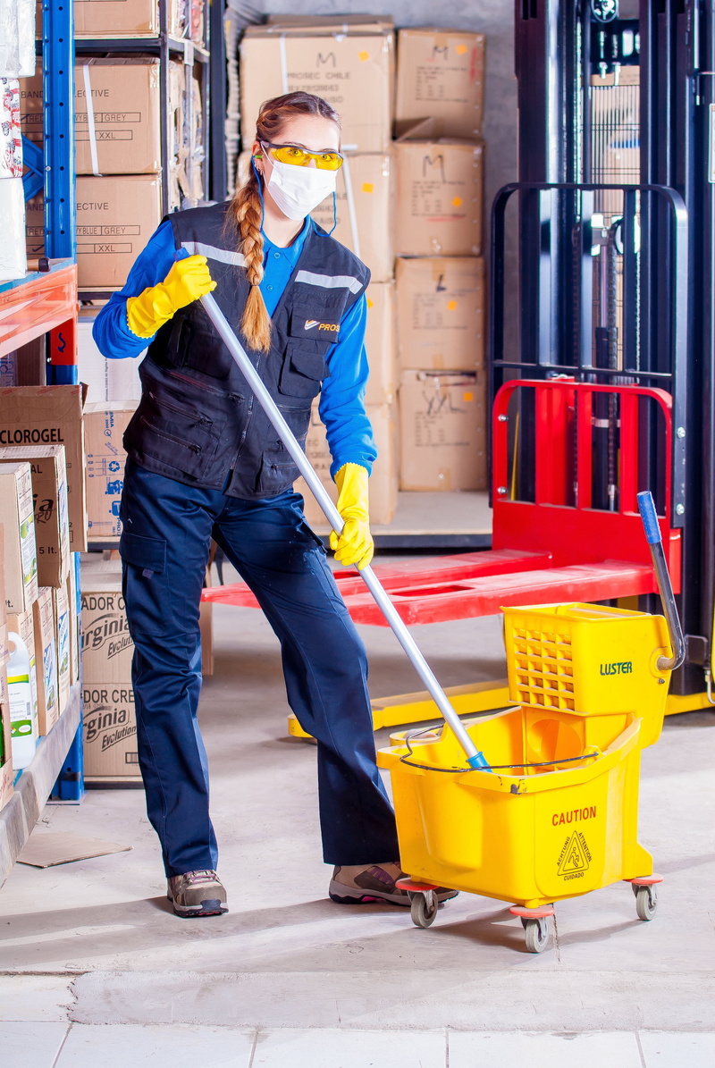 clean, mask, cellular, two people, woman, protection, box - Container, logistic, holding, vest, communication, men, industrial safety, manufactures, personal protection