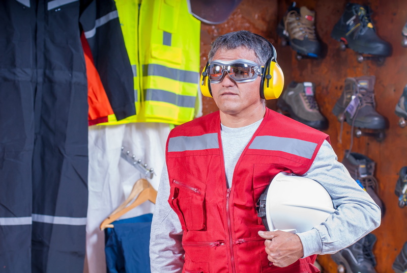 protective goggles, personal protection, clothing, headphones, color Image, carrying, adults Only, manufactures, logistic, glasses, males, one Person, security