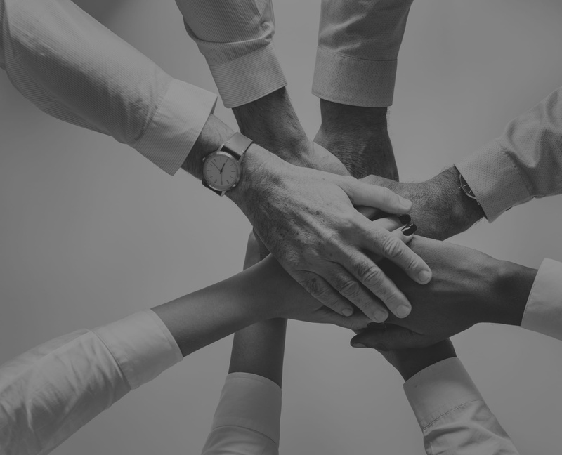 gray scale, european, people, bonding, help, indoors, human body part, companion, group, diversity, women, grayscale, 1080P, join, unity, body part, group of people