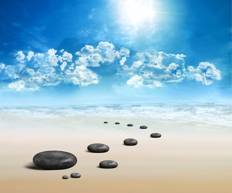 sea, the sky, formation, nature, sky, seashore, no people, scenics - nature, landscape, outdoors, tranquility, large group of objects, Spa, 4K, black