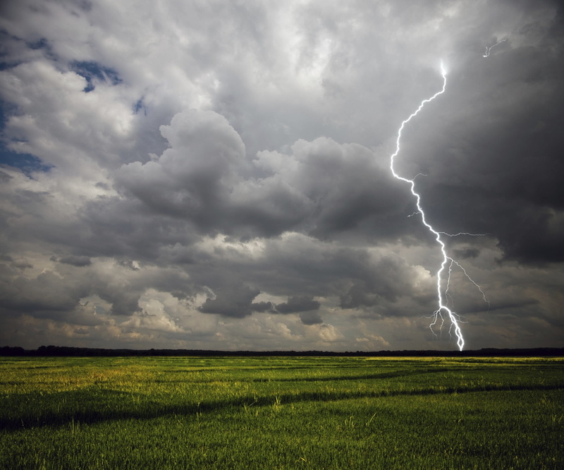 power in nature, field, storm, extreme weather, climate, daytime, landscape, forked lightning, sign, green, power, ominous, tornado, land, bolt, environment