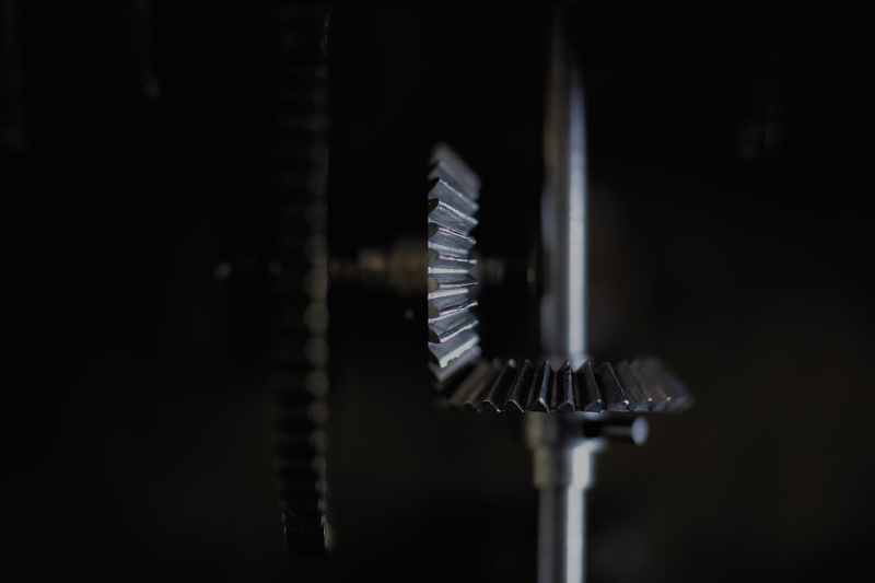 cable, black background, steel, engineering, focus on foreground, fuel and power generation, 5K, gear, dark, simplicity, steampunk, machine part, metal