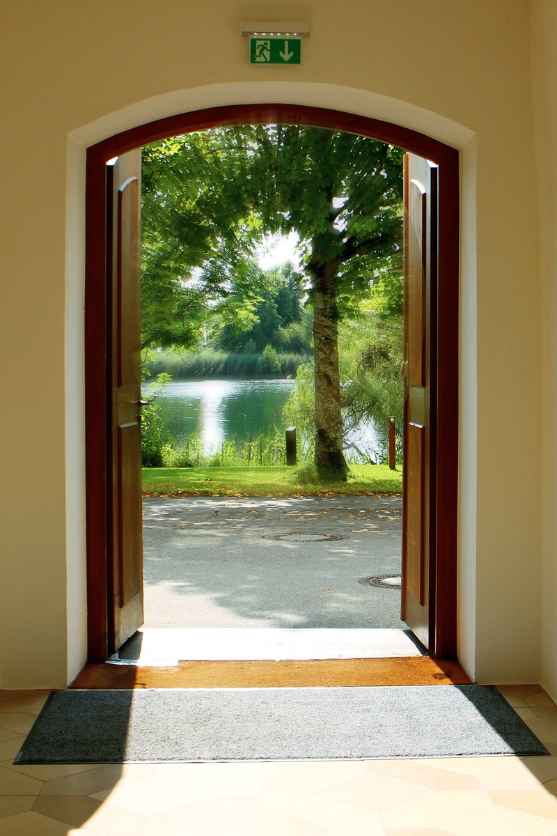 opening, window, no People, flooring, emergency exit, daytime, light beam, output, near, day, garden, input, water, tree, building, architecture, body