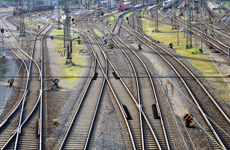 high angle view, public transportation, aerial, railway, wagon, seemed, marshalling yard, railway station, day, train car, rail, rail transportation, gleise