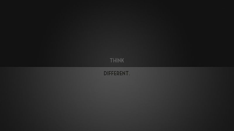 document, black color, text, letter, business, communication, copy space, indoors, close-up, paper, technology, think different, 1080P, black background