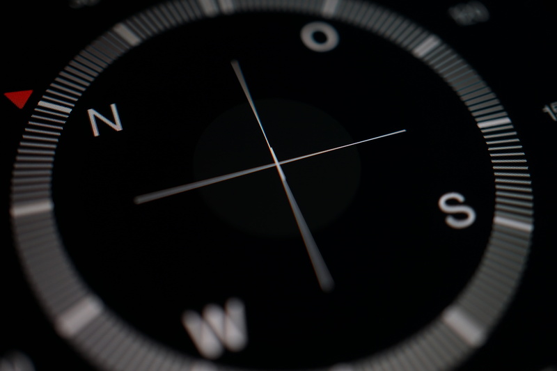 no people, clock hand, geometric shape, dial, studio shot, digital, measure, needle, points of the compass, selective, single object, black background