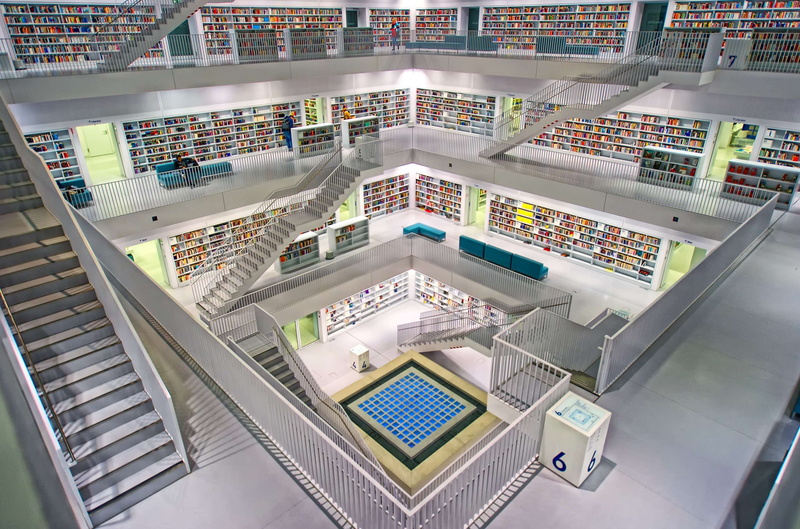 industry, commerce, indoors, bookshelf, organised, large group of objects, communication, book, interior, abundance, business, shelf, technology, publication