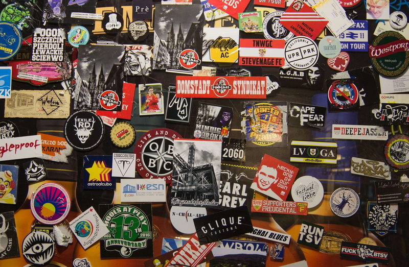 western script, multi colored, communication, sticker, no people, variation, choice, abundance, text, pub, dublin, day, organisation, badge, for sale, large group of objects