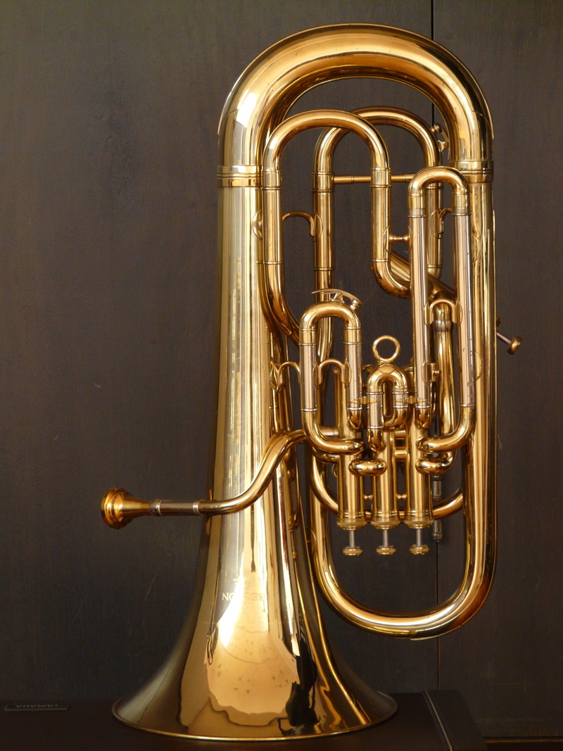musical instrument, musical equipment, colored, wall - building feature, close-up, gold colored, tuba, classical music, trumpet, Brass Instrument, megaphone
