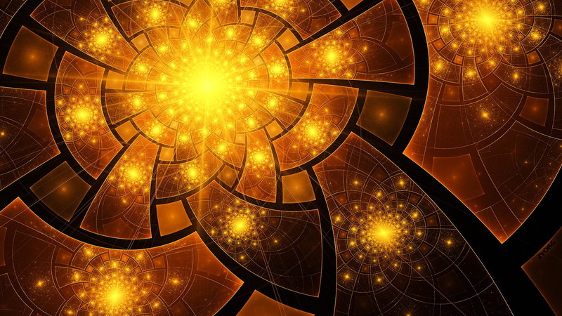 line segment, light, rays, flower petals, 1080P, abstract, light rays