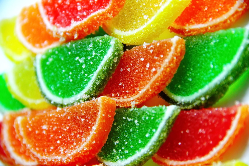 temptation, 2K, candies, slice, dessert, ripe, assortment, orange, marmalade, segment, sweet food, candy, choice, variety, healthy eating, citrus fruit