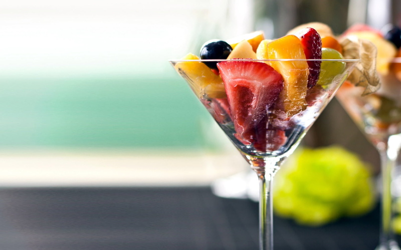 refreshment, close-up, snack, variation, food And Drink, berry Fruit, dessert, 720P, slice, healthy eating, salad, glass - Material, martini, party - Social Event