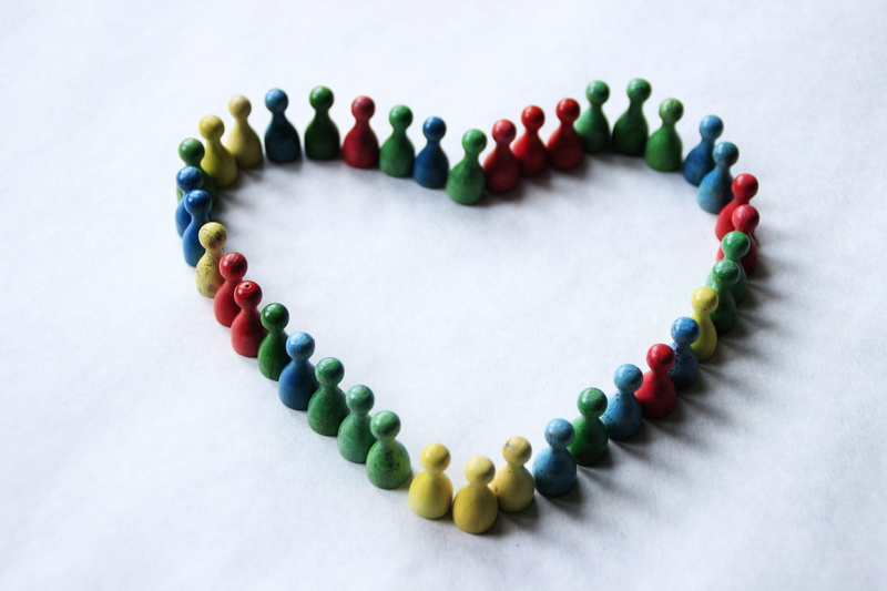 humans, society, circle, emotion, heart shape, valentines day - holiday, startup, global, project, large group of objects, green color, group, jewelry