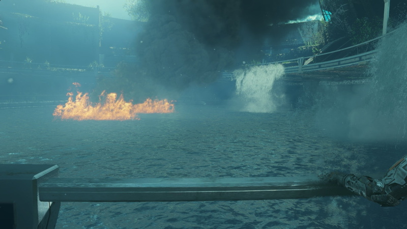 Call of Duty: Black Ops III, 1080P, day, smoke - physical structure, fire - natural phenomenon, heat - temperature, fire, no people, power in nature, built structure