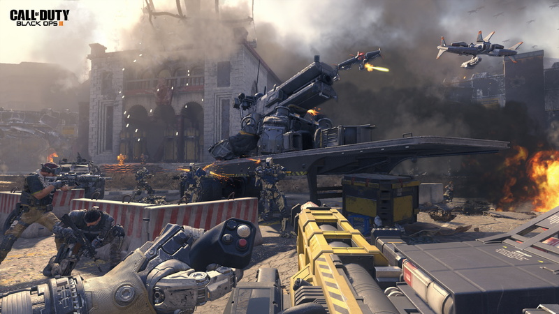 ops, black, guns, call, shooting, robots, poster, black ops, iii, duty, 4K