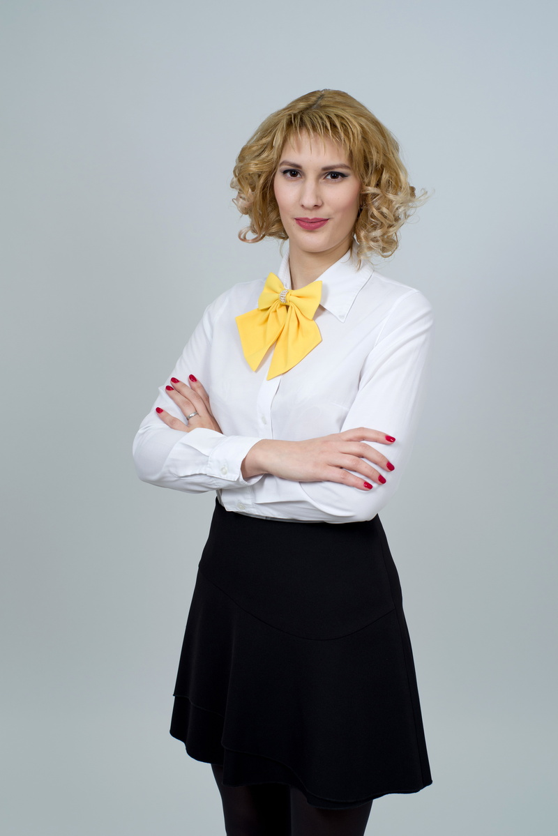 one Woman Only, job, business lady, hairstyle, team, corporate, women, beautiful woman, one Person, executive, gray background, success, standing, shirt