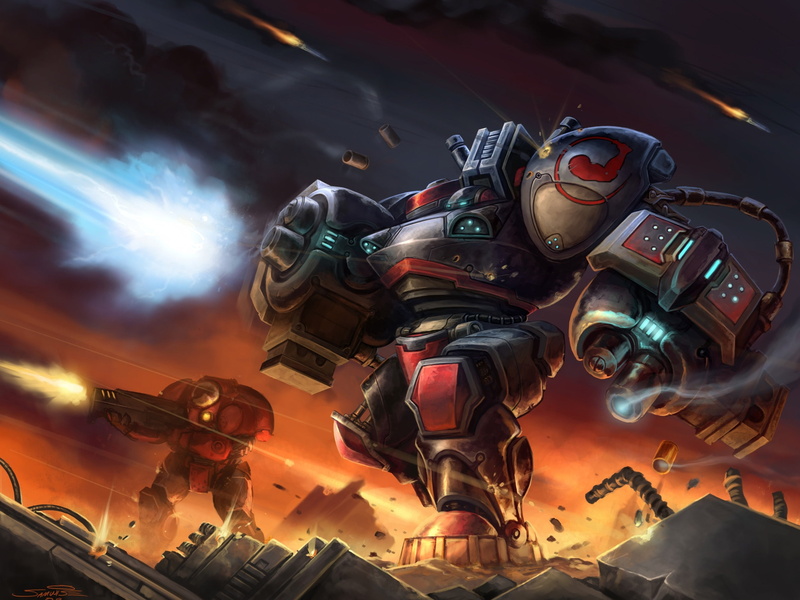 Gun, Marauder, terran, 2K, Starcraft, War