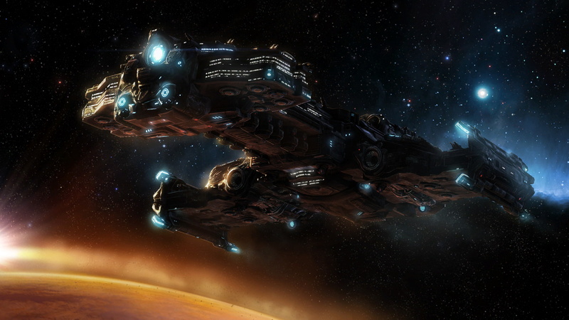 night, futuristic, Starcraft II, mystery, nature, space exploration, no people, Terrans, star - space, astronomy, outdoors, representation, illuminated