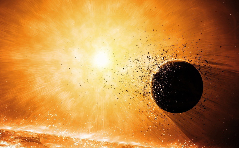 1080P, destruction, explosion, planet, space