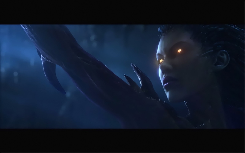 fantasy, sarah, art, hd, games, queen, starcraft, 1080P, blades, video, fantasy art, kerrigan