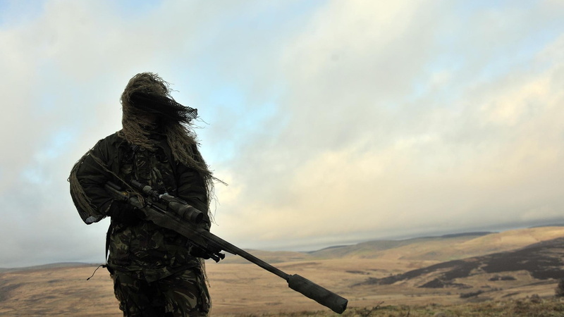 uniform, army, sky, one person, 1080P, nature, military, rifle, safety, armed forces, camouflage clothing, government, gun, weapon, three quarter length