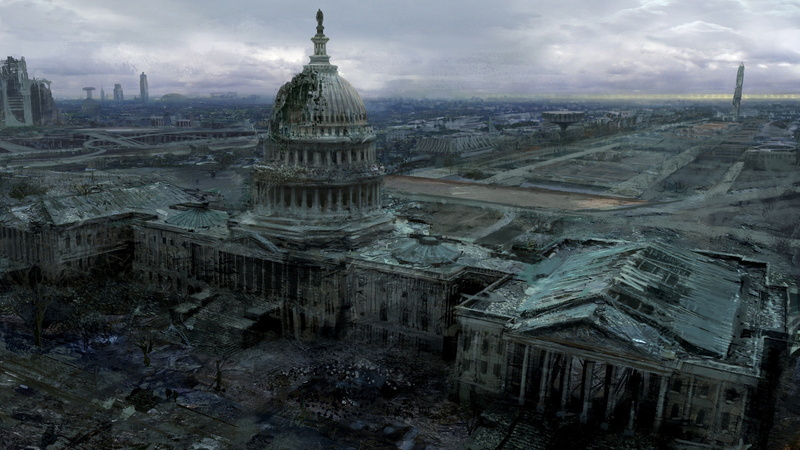 Fallout 3, Fallout, video games, apocalyptic, 4K, concept art