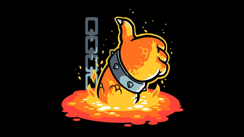 mario, lava, up, thumbs, 720P, terminator, video games, illustration, hd