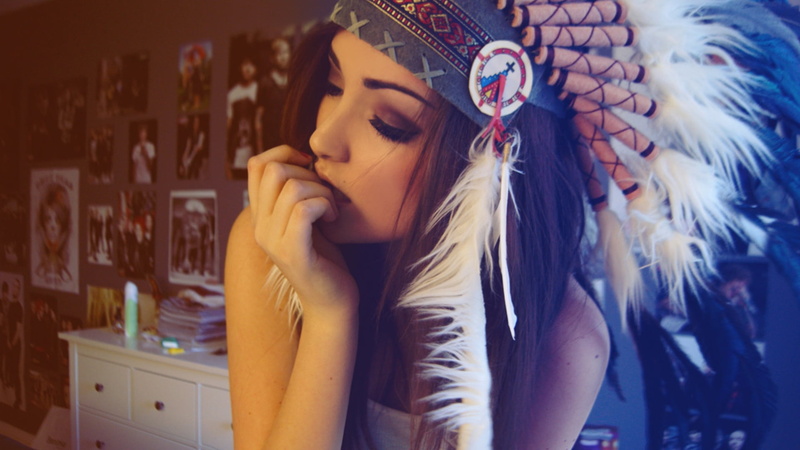 beautiful people, one person, black, beauty, headdress, white, hairstyle, females, brown, colorful, headshot, portrait, wearing, women, girl, 1080P, young women